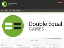 Tablet Screenshot of doubleequal.com